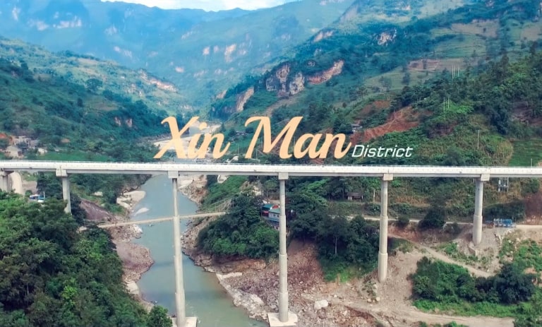 Cầu Cốc Pài nối giữa Hà Giang và Lào Cai