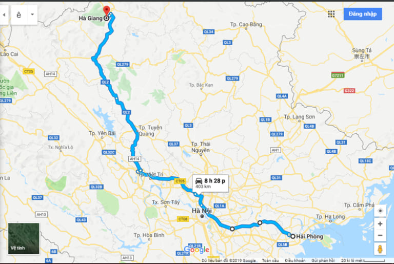 Tuyến đường du lịch từ Hải Phòng đến Hà Giang