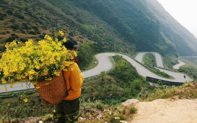 Đèo Mã Pì Lèng nổi tiếng ở Hà Giang