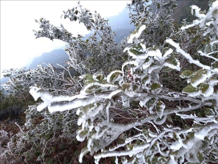 Cảnh sắc Hà Giang đóng băng vào độ tháng 12 
