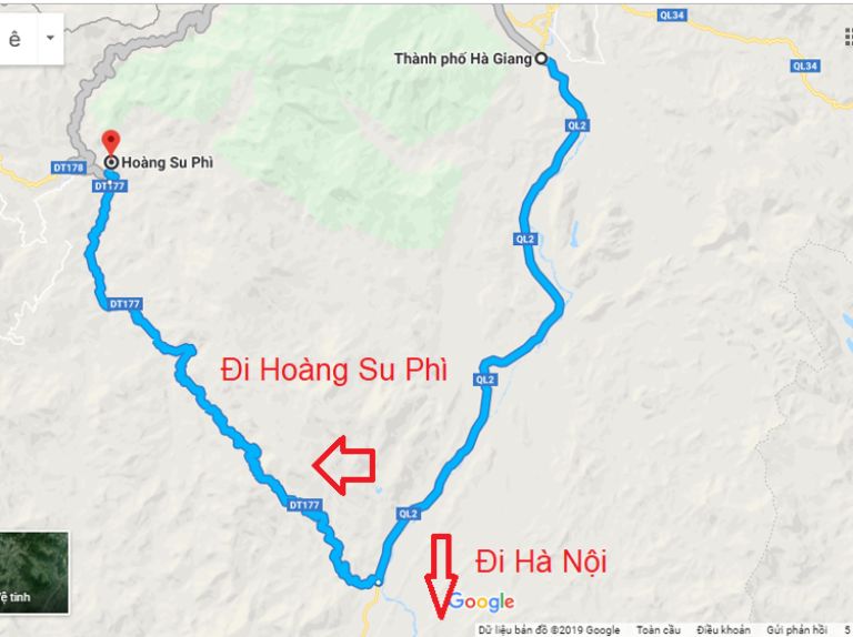 Đường di chuyển đến Hồ Thầu Hoàng Su Phì Hà Giang rất khó khăn.
