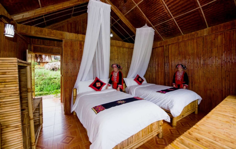 Nét mộc mạc trong thiết kế bungalow của Hoang Su Phi Lodge