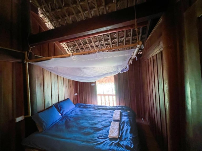 Phòng nghỉ mộc mạc tại Lagom Su Phi Retreat