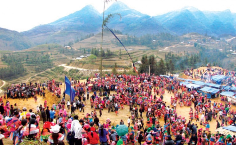 Lễ hội đầu năm của dân tộc miền núi tại Hà Giang