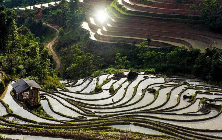 Mùa nước đổ tại Hà Giang